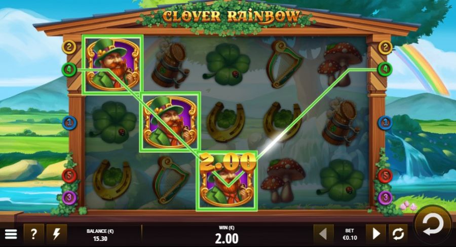 Clover The Rainbow 3  - foxybingo