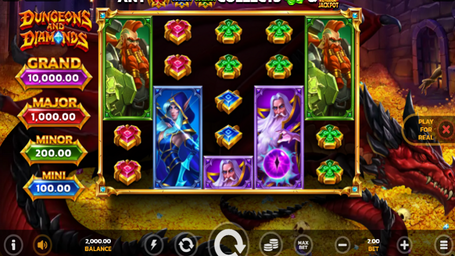 Dungeons And Diamonds Slot - foxybingo