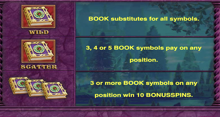 Book Of Fortune Symbols Eng - foxybingo