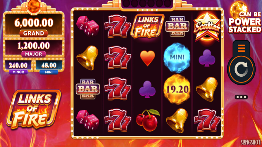 Links Of Fire Slot - foxybingo