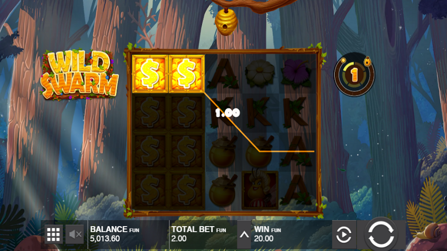 Wild Swarm Bonus - foxybingo