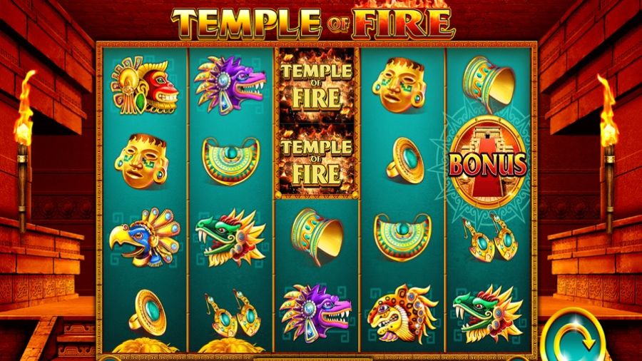 Temple Of Fire Slot En - foxybingo