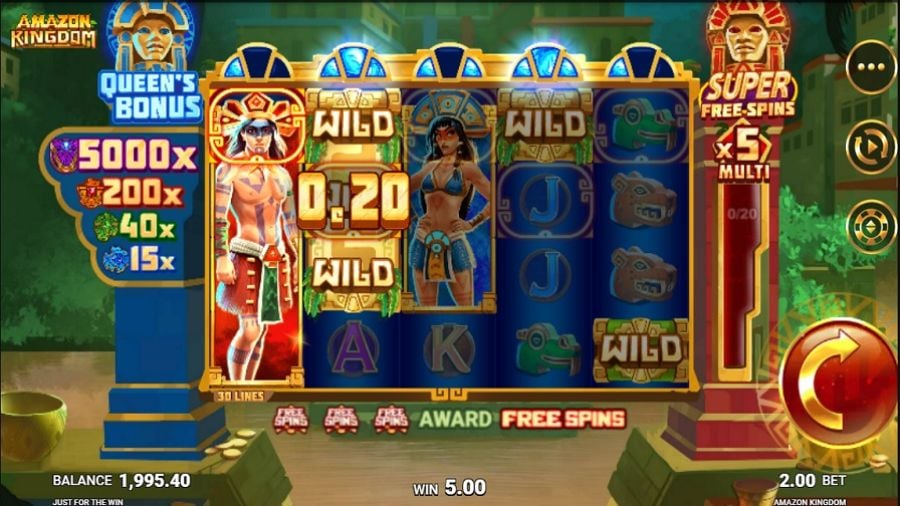 Amazon Kingdom Bonus En - foxybingo