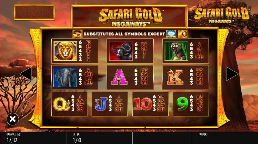 Safari Gold Megaways 2 - foxybingo