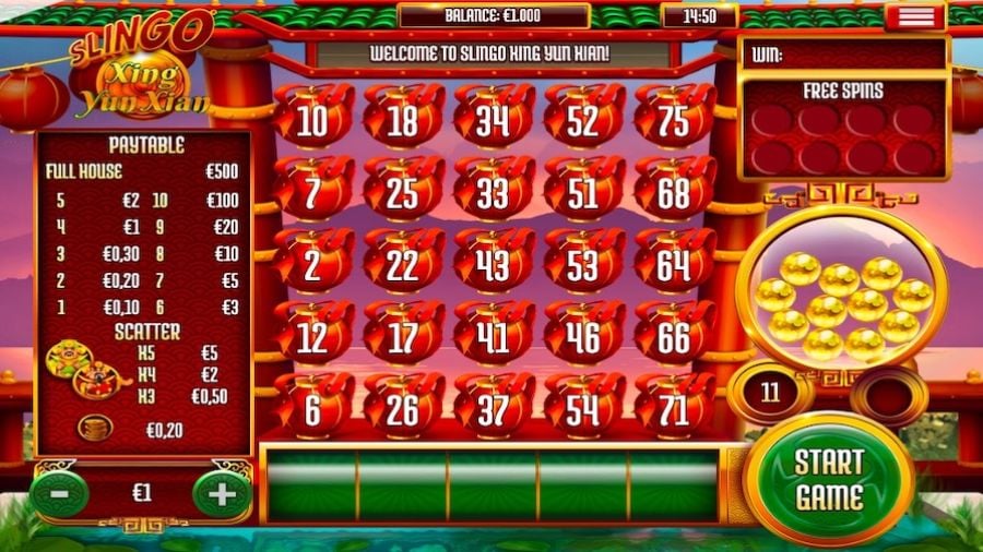 Slingo Xing Yun Xian Slot En - foxybingo