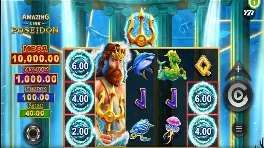 Amazing Link Poseiden Slot En - foxybingo