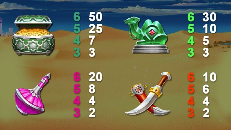 Sahara Riches Cash Collect Megaways Feature Symbols Eng - foxybingo