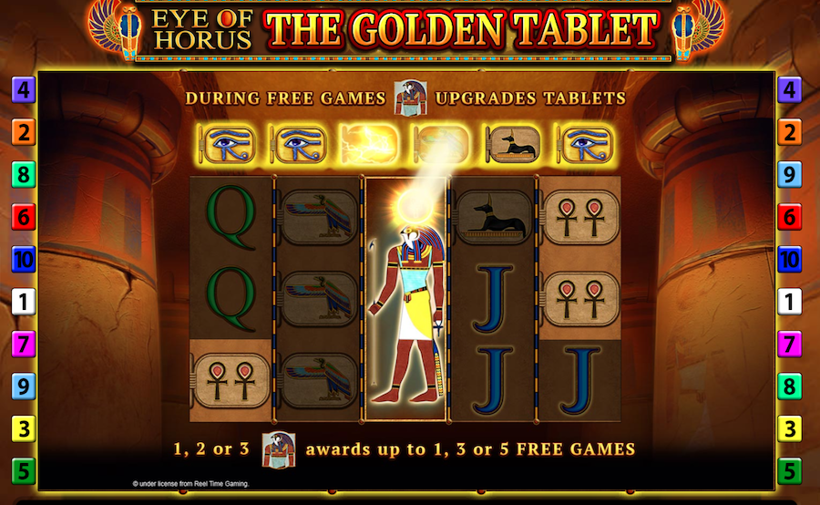 Eye Of Horus The Golden Tablet Bonus - foxybingo