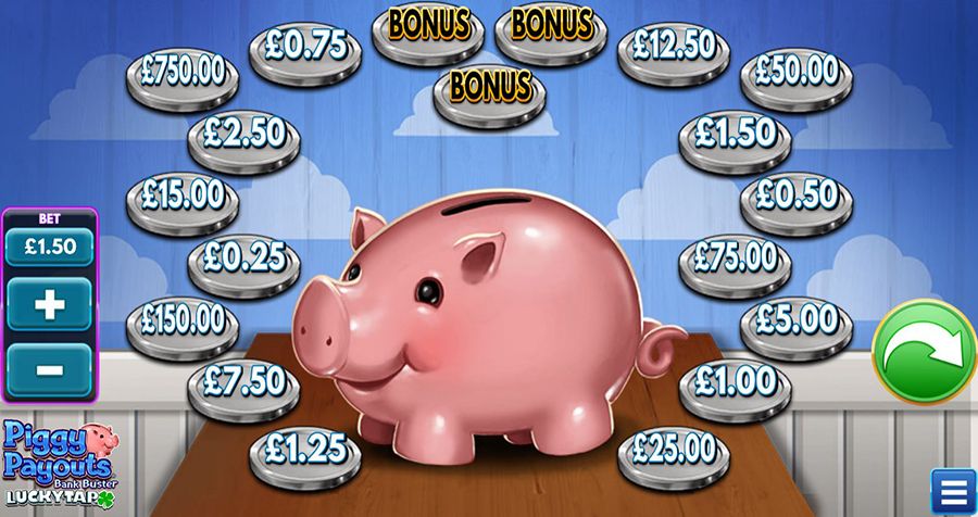 Piggy Payouts Bank Buster Slot - foxybingo