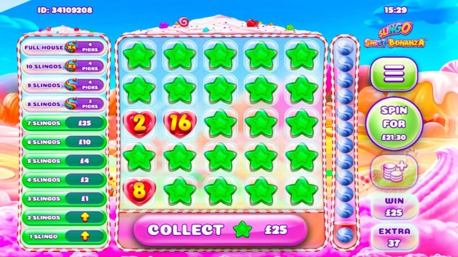 Slingo Sweet Bonanza Slot En - foxybingo