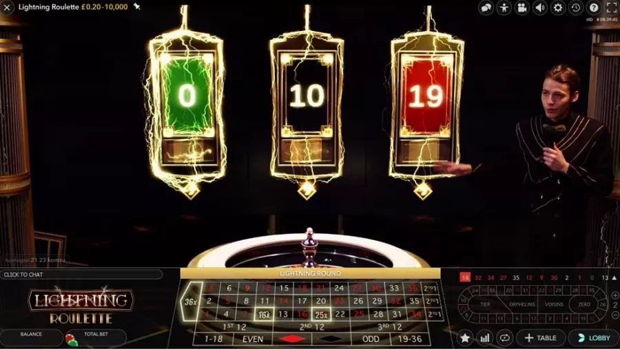 Lightning Roulette Live1 - foxybingo