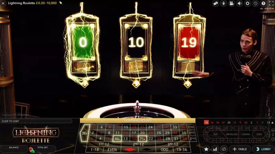 Lightning Roulette Live1 - foxybingo