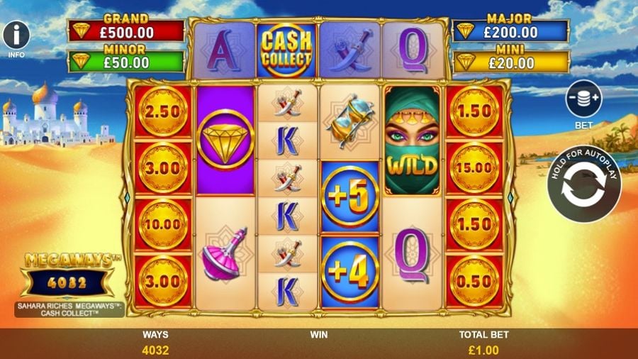 Sahara Riches Cash Collect Megaways Slot Eng - foxybingo