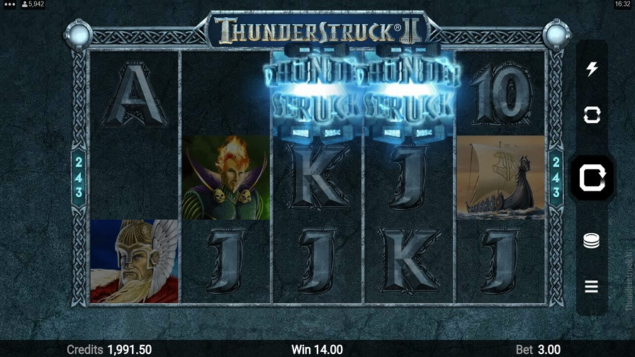 Thunderstruck Ii Bonus Eng - foxybingo