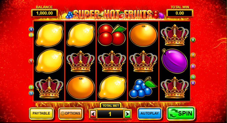 Super Hot Fruits Slot - foxybingo