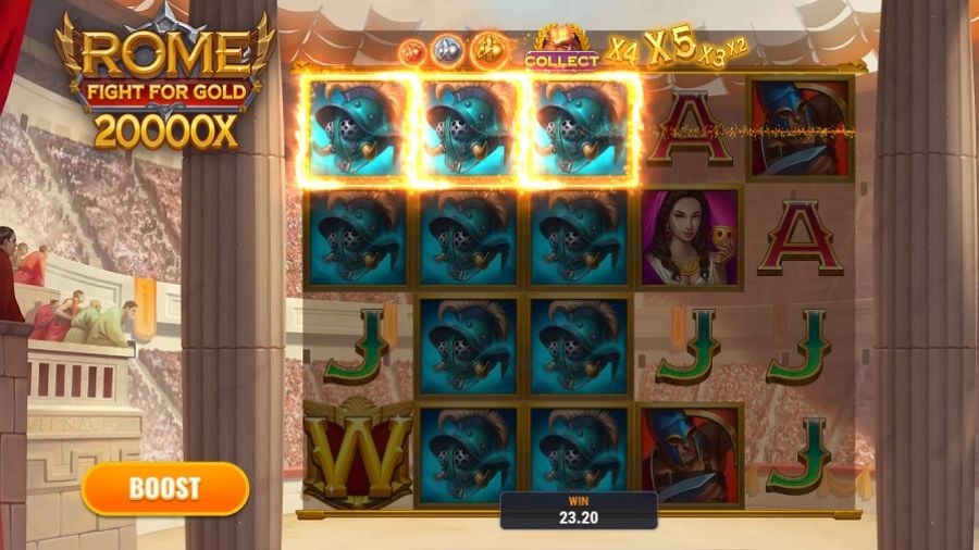 Rome Fight For Gold 20000x Bonus En - foxybingo