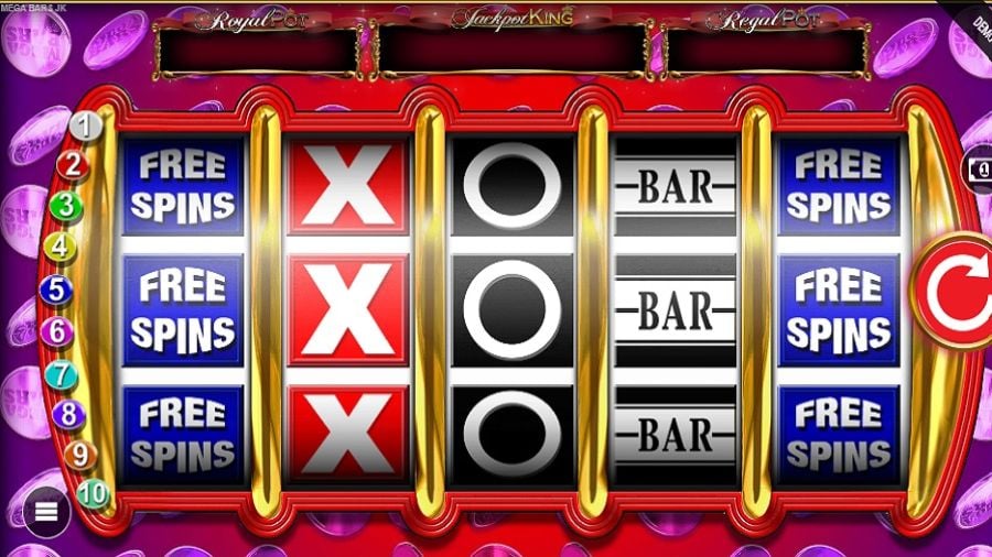 Megabars Jackpot King Slot En - foxybingo