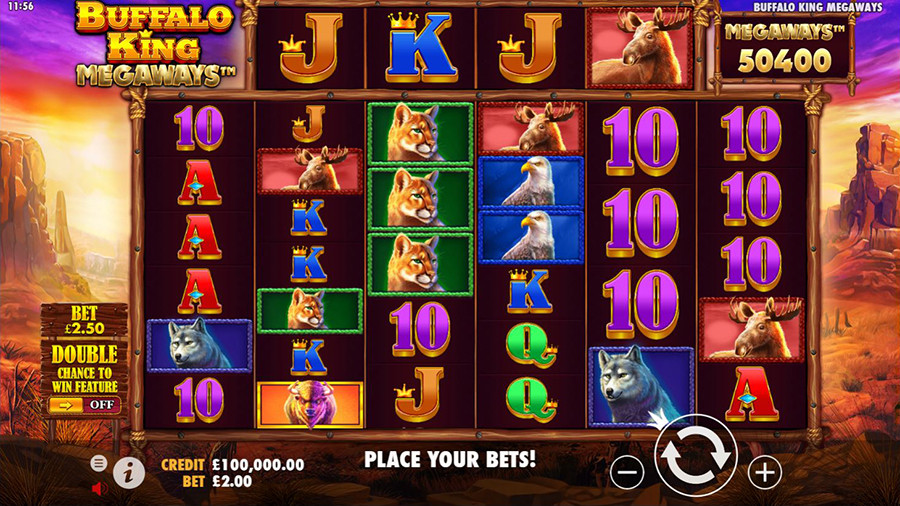 Buffalo King Megaways Slot - foxybingo