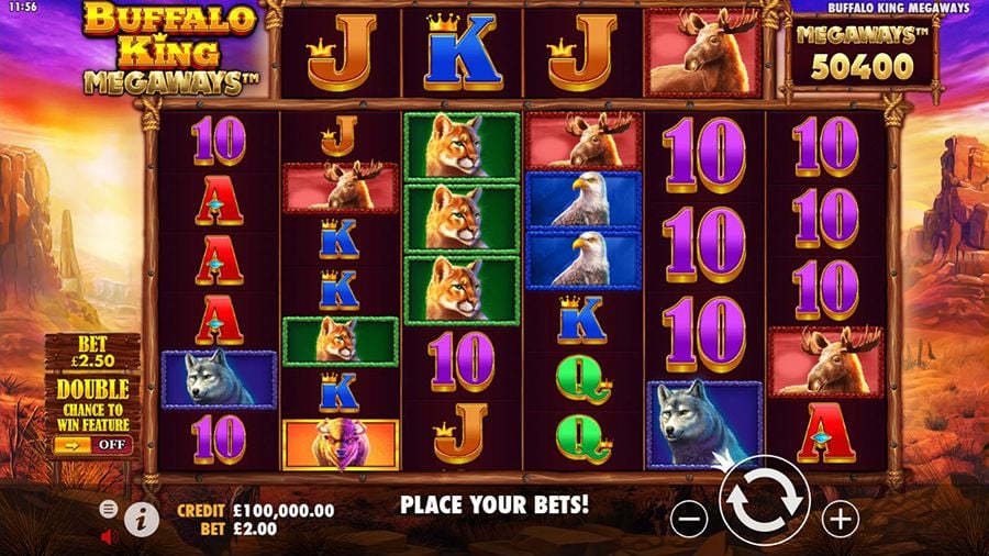 Buffalo King Megaways Slot - foxybingo