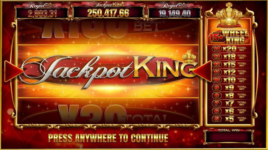 7s Deluxe Jackpot King Bonus Round - foxybingo