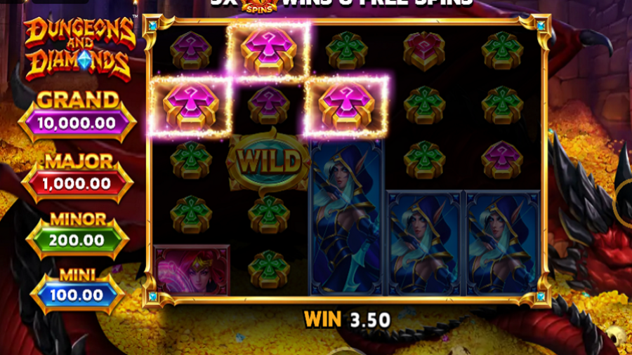 Dungeons And Diamonds Bonus - foxybingo