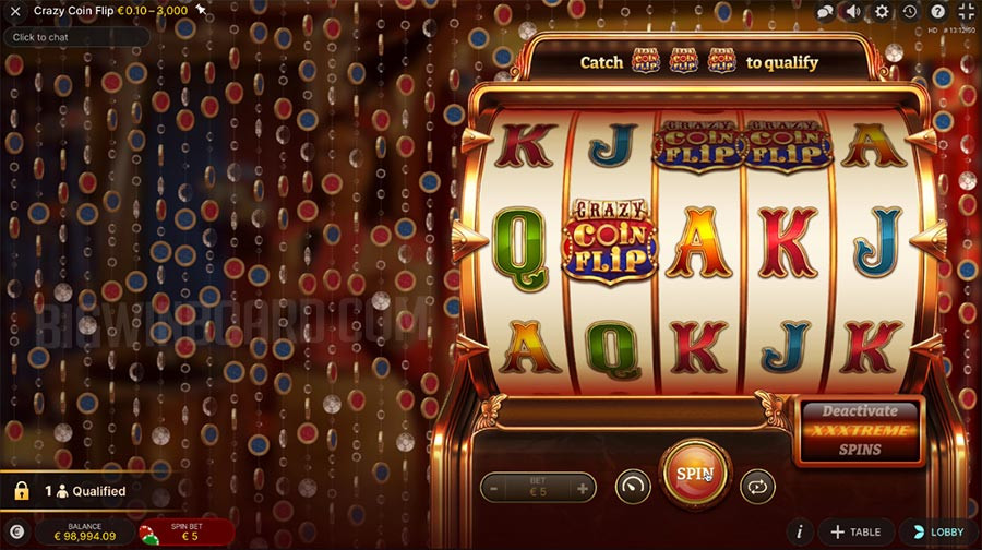 Crazy Coin Flip Slot - foxybingo