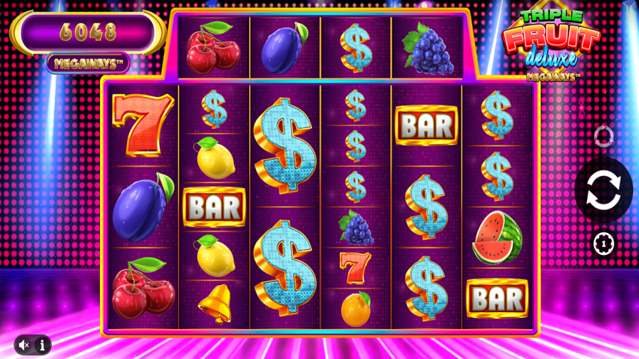 Triple Fruit Deluxe Megaways Slot - foxybingo