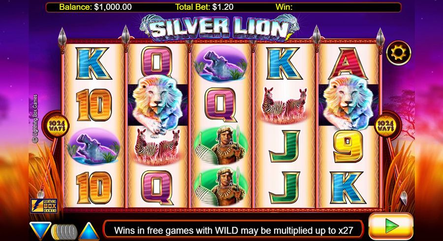 Silver Lion Slot - foxybingo