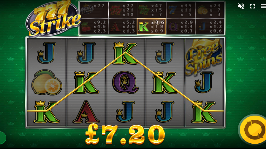 777 Strike Bonus - foxybingo