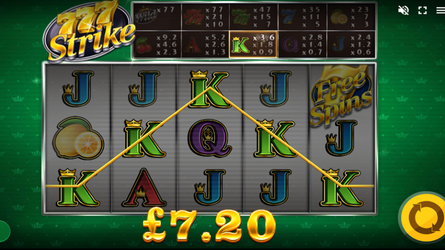 777 Strike Bonus - foxybingo