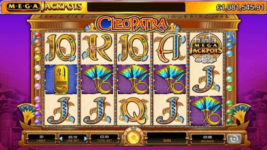 Megajackpots Cleopatra Slot En - foxybingo