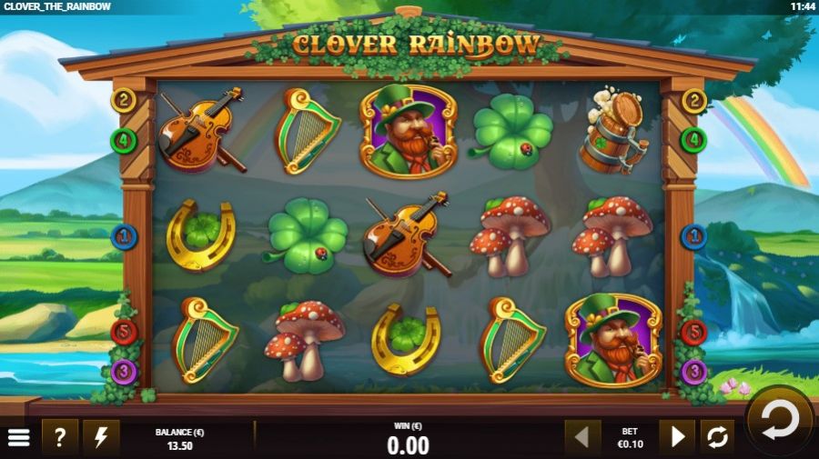 Clover The Rainbow 1  - foxybingo