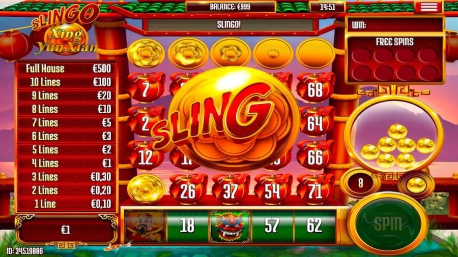 Slingo Xing Yun Xian Bonus - foxybingo