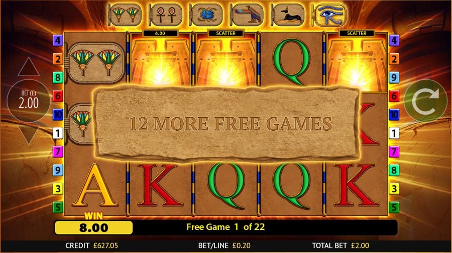 Eye Of Horus Free Spins - foxybingo