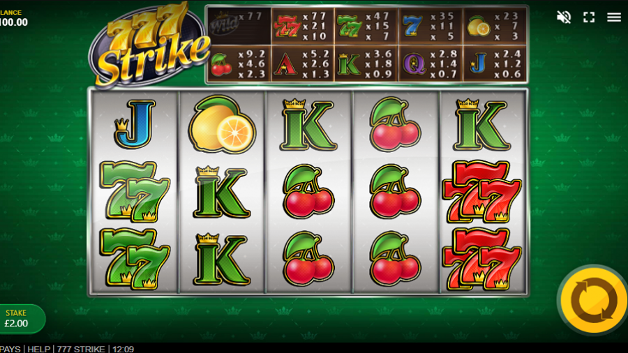 777 Strike Slot - foxybingo
