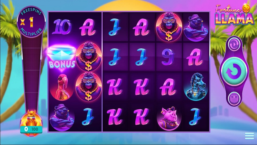 Fortune Llama Slot En - foxybingo
