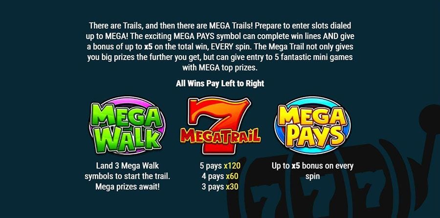 Mega Trail Symbols - foxybingo