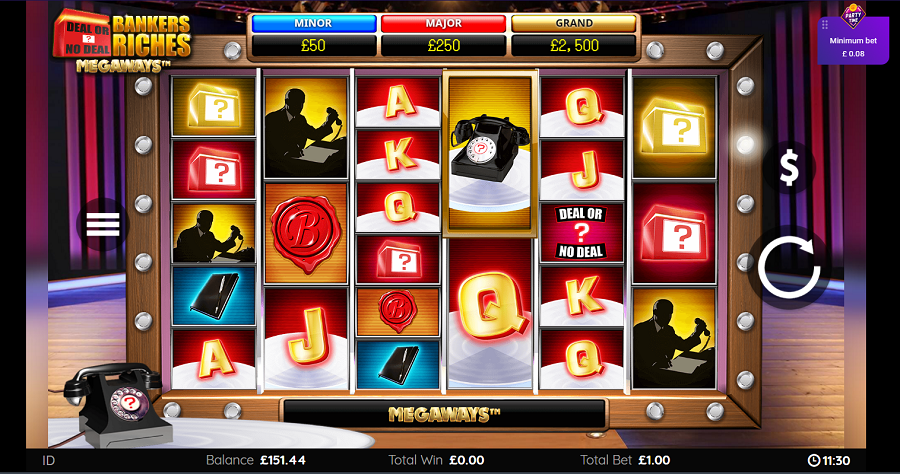 Deal Or No Deal Bankers Riches Megaways Slot - foxybingo